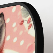 かわいいフローラベビーキツネ ピックルボールラケット (左詳細)