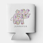 かわいいフローラベビーゾウ 缶クーラー (裏面)