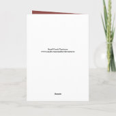 かわいいフローラヤギのキッドバレンタイン シーズンカード (裏面)