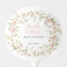 かわいいフローラリース女の子シャワーギフトバルーン