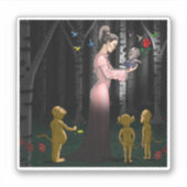 かわいいフローラロマンス。 シール (正面)