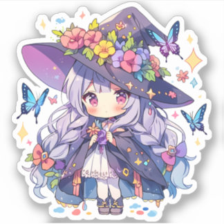 かわいいフローラロリウィッチ シール