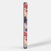 かわいいフローラヴィオレットオールオーバープリントモノグラムキャス Case-Mate iPhoneケース (裏面 / 右)