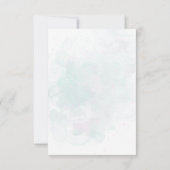 かわいいフローラヴィンテージイースターバニーハッピーイースター ノートカード (裏面)