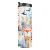 かわいいフローラ動物かわいいデザイン タンブラー (回転右)