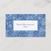 かわいいフローラ名刺カスタマイズ可能なブルース 名刺 (正面)