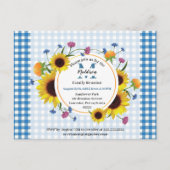 かわいいフローラ家族の懇親会 ポストカード (正面)