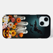 かわいいフローラ幽霊iPhoneケース、ハロウィーン幽霊たち Case-Mate iPhoneケース (裏面 (横))