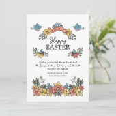 かわいいフローラ復活鳥とバニー シーズンカード (スタンド正面)