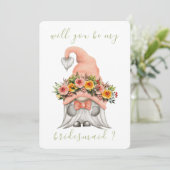 かわいいフローラ格言は私の花嫁になる 招待状 (スタンド正面)