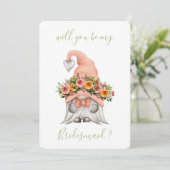 かわいいフローラ格言は私の花嫁になる 招待状 (スタンド正面)