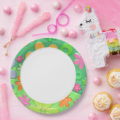 かわいいフローラ紙プレート ペーパープレート (パーティー)