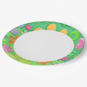 かわいいフローラ紙プレート ペーパープレート (アングル)