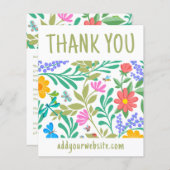 かわいいフローラ自然ご購入ありがとうございます (正面/裏面)