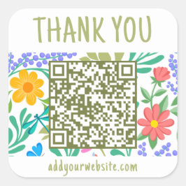 かわいいフローラ自然ご購入ありがとうございます スクエアシール
