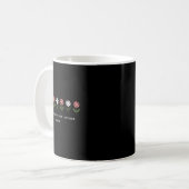 かわいいフローラ花イブのように帰らない コーヒーマグカップ (正面左)