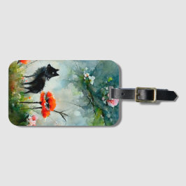 かわいいフローラ野生の動物のラゲッジタグ ラゲッジタグ