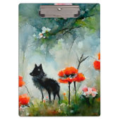 かわいいフローラ野生動物のクリップボード クリップボード (正面)