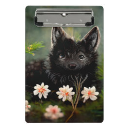 かわいいフローラ野生動物のクリップボード ミニクリップボード