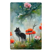 かわいいフローラ野生動物ミニクリップボード ミニクリップボード (裏面)