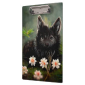 かわいいフローラ野生動物 クリップボード (左)