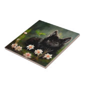 かわいいフローラ野生動物 タイル (側面)