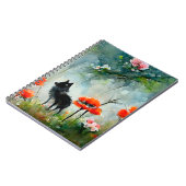 かわいいフローラ野生動物 ノートブック (左側)