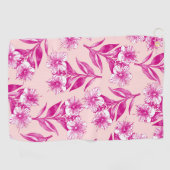 かわいいフローラ ゴルフタオル (横)