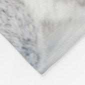 かわいいフワフワのグレーコアラス フリースブランケット (角)