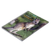 かわいいフワフワのジョーイカンガルー ノートブック (左側)