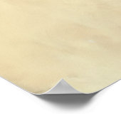 かわいいフワフワのノーフォークテリアアート ポスター (角)