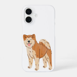 かわいいフワフワの犬用の電話ケース iPhone 16ケース