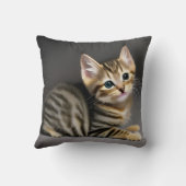 かわいいフワフワの猫ベビー クッション (裏面)