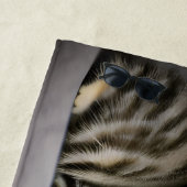 かわいいフワフワの猫ベビー ビーチタオル (インサイチュ)