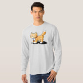 かわいいフワフワ子猫 Tシャツ (正面フル)