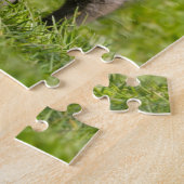 かわいいフワフワ赤キツネかわいい赤ちゃんアニマルゲーム8x10 ジグソーパズル (側面)