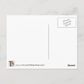 かわいいフンボルトのペンギンのポストカード ポストカード (裏面)