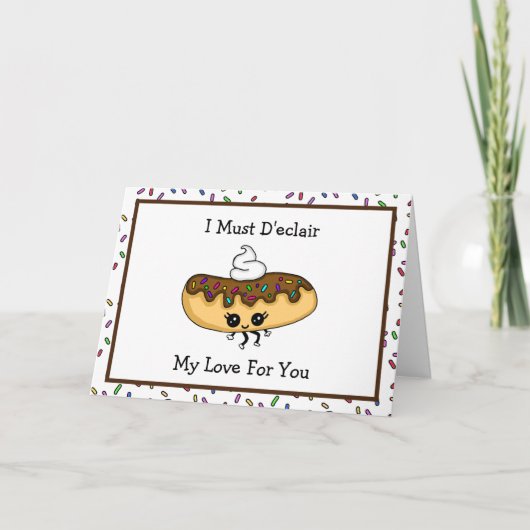 かわいいフードプンめでたい記念日 カード (正面)