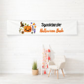 かわいいブカボチャSPOOKTACULARハロウィンバッシュパーティー 横断幕 (インサイチュ)