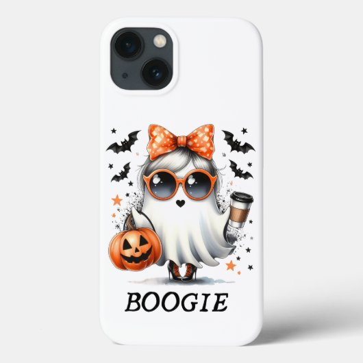 かわいいブギー幽霊ハロウィンフォンケース Case-Mate iPhoneケース (裏面)