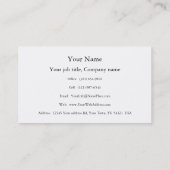 かわいいブタの芸術の冬の雪場面暖かいセーター 名刺 (裏面)