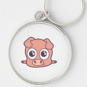 かわいいブタのclipart キーホルダー