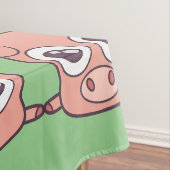 かわいいブタのclipart テーブルクロス (インサイチュ)