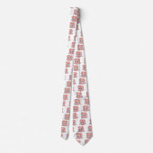 かわいいブタのclipart ネクタイ (裏面)