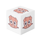 かわいいブタのclipart フォトキューブ (裏面アングル)