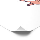 かわいいブタのclipart フォトプリント            (角)