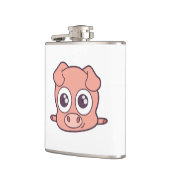 かわいいブタのclipart フラスク (左)