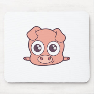 かわいいブタのclipart マウスパッド