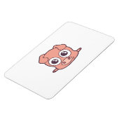 かわいいブタのclipart マグネット (左側)