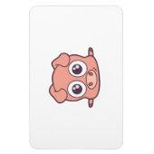 かわいいブタのclipart マグネット (縦)